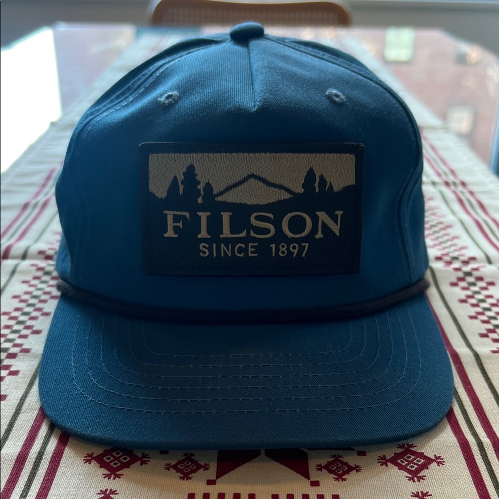 Filson Blue Logo Hat